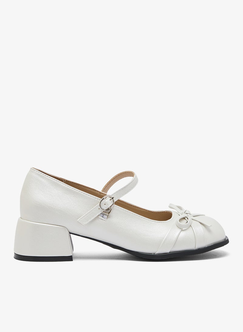 جينجر حذاء ماري جين بفيونكة - Image 1